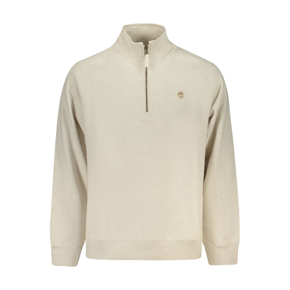 Beige Cotton Men's Sweatshirt