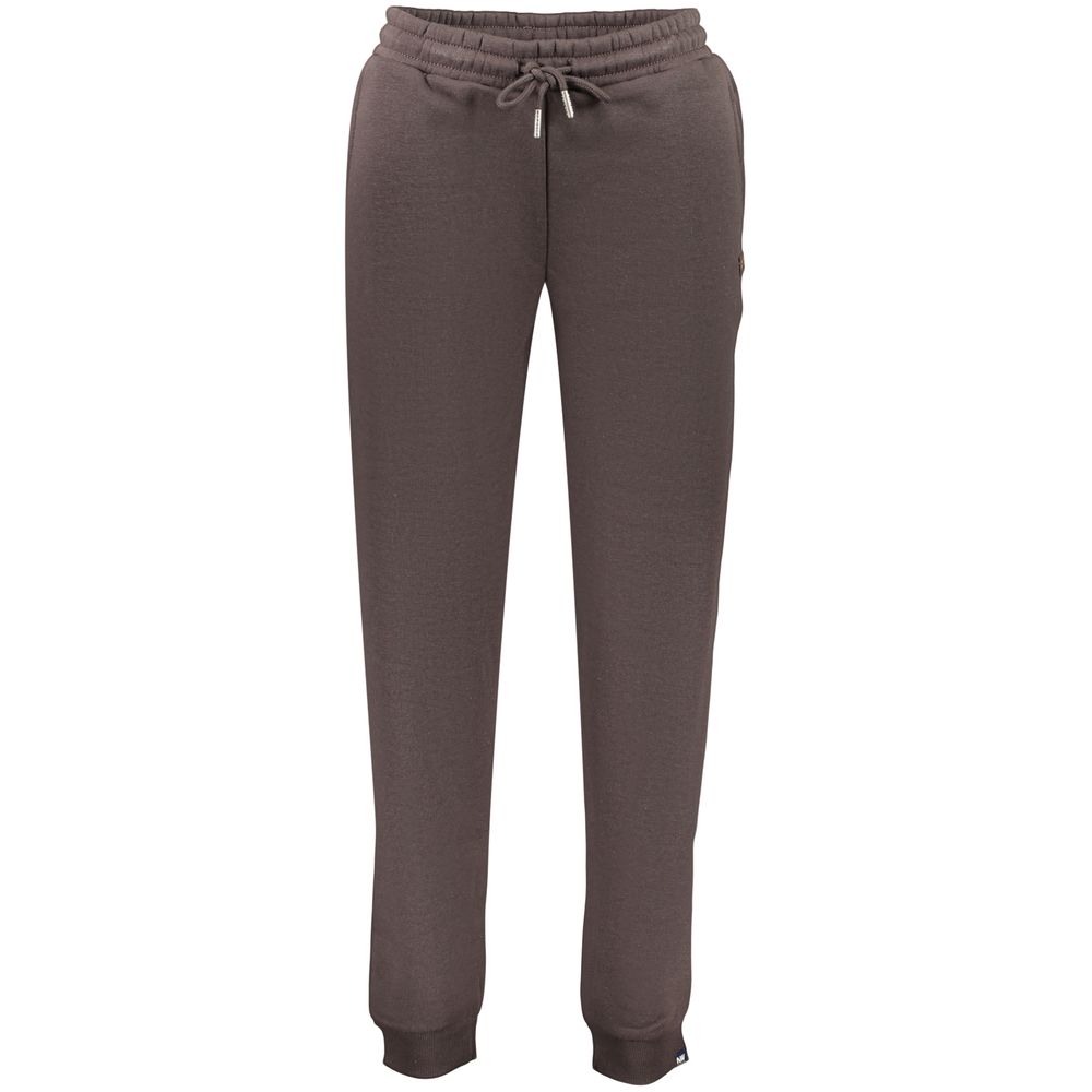 Brown Cotton Women's Pants