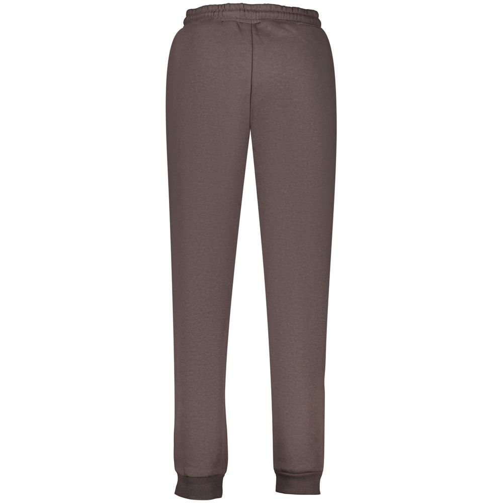 Brown Cotton Women's Pants