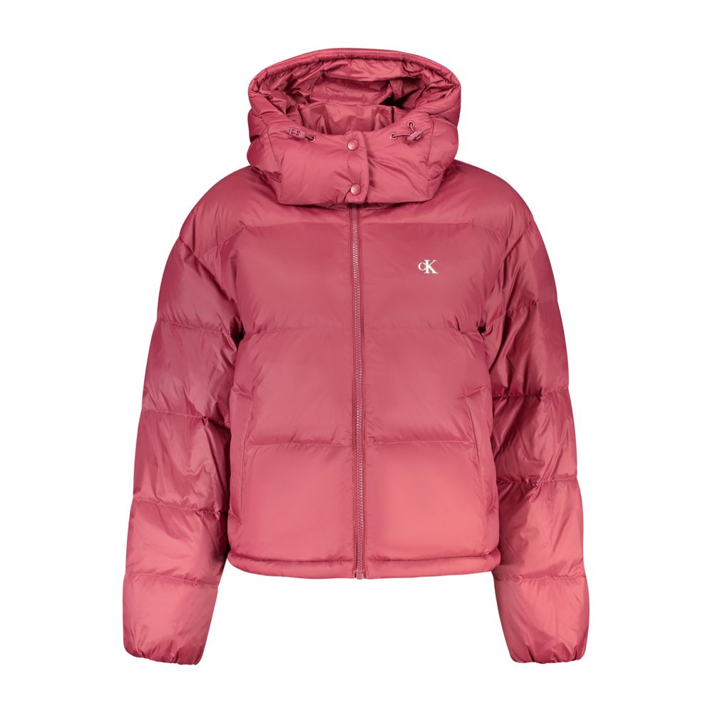 Red Nylon Shell Jacket