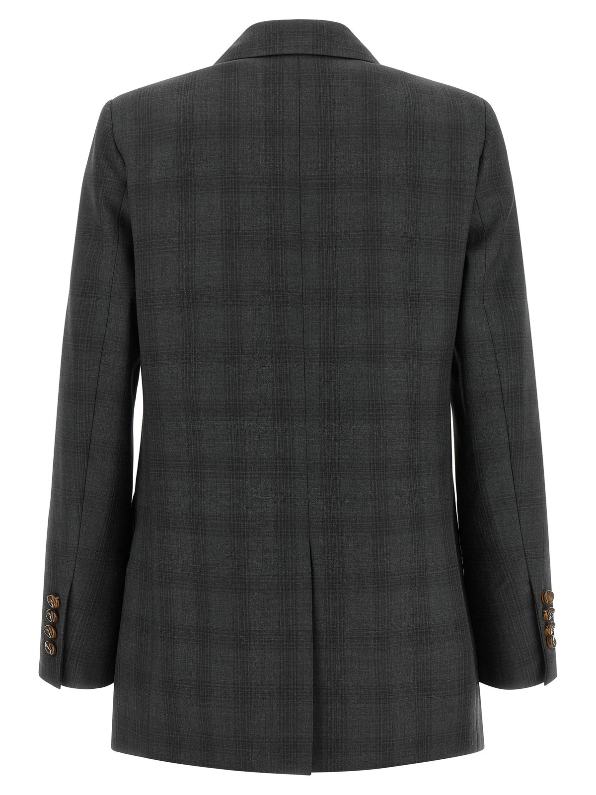 Gray Virgin Wool Blazer