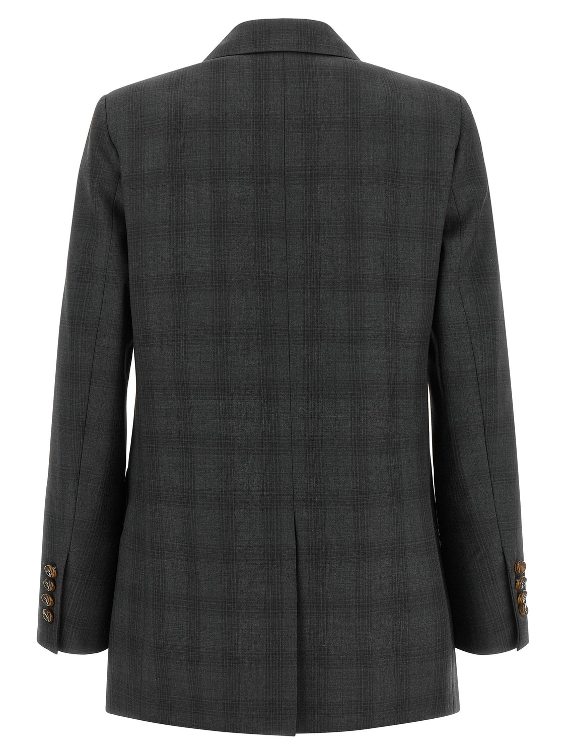 Gray Virgin Wool Blazer