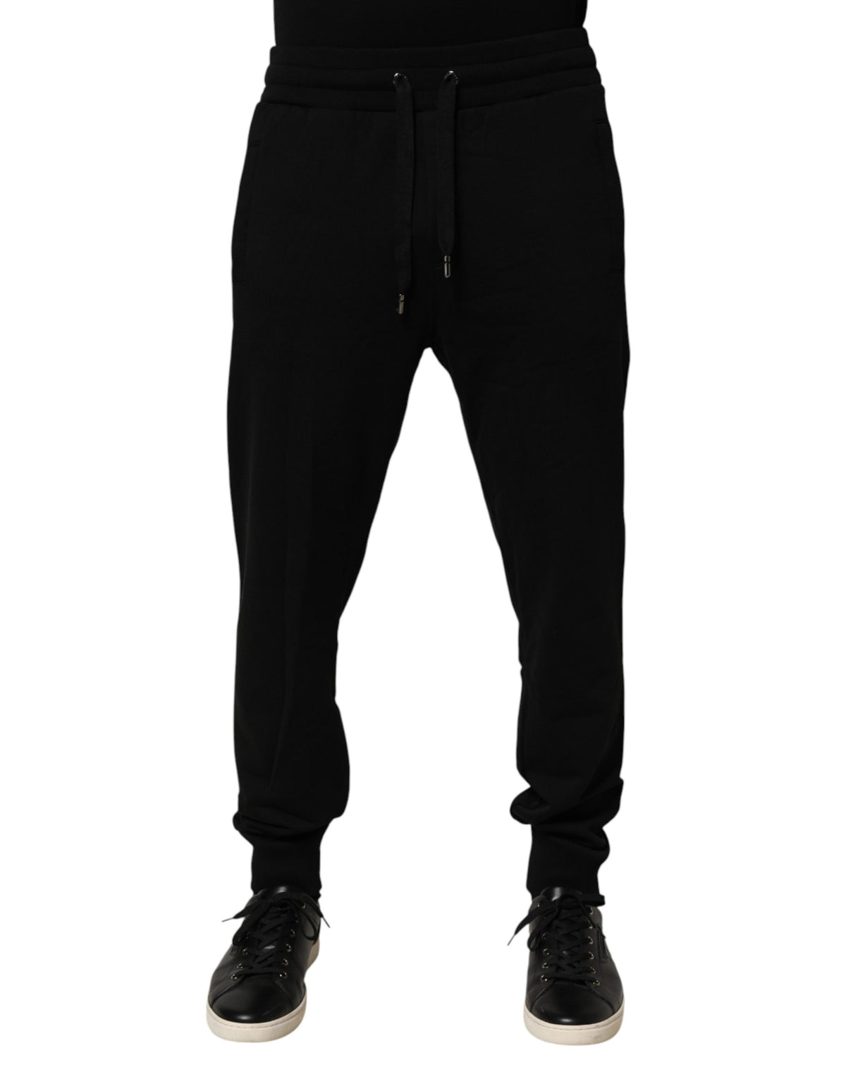 Black Cotton Jogger Men Sweatpants Pants