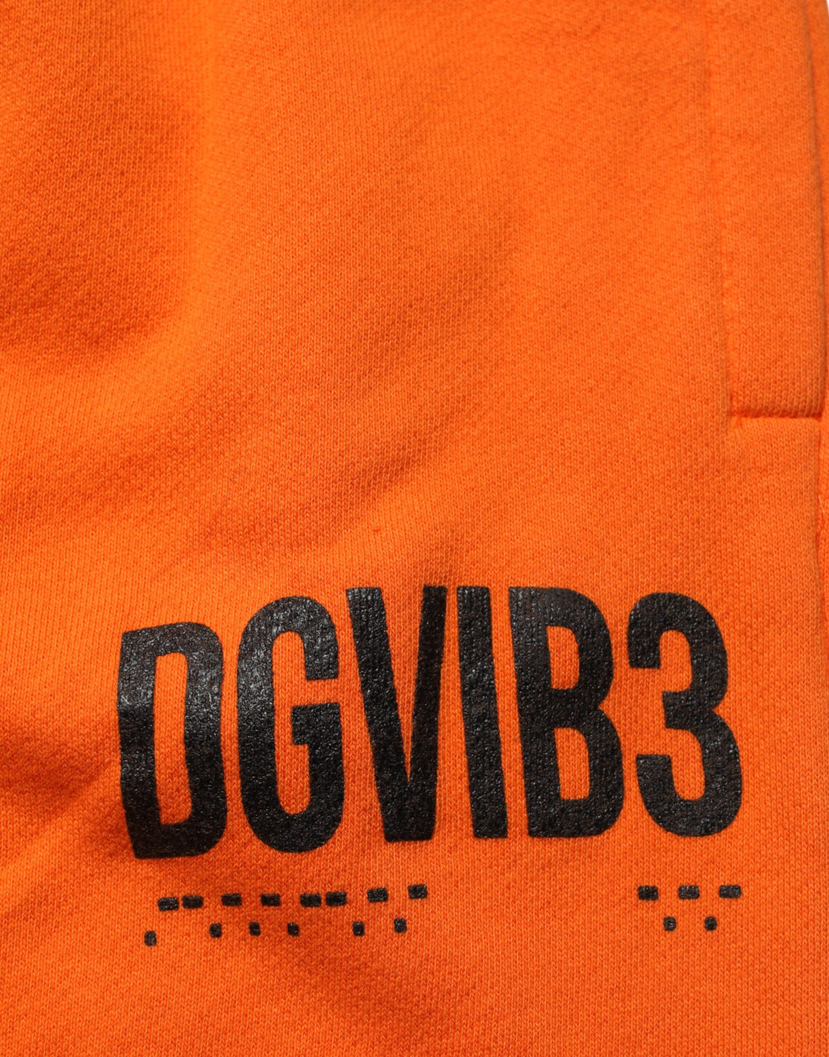 Orange Cotton DGVIB3 Men Trackpants Pants