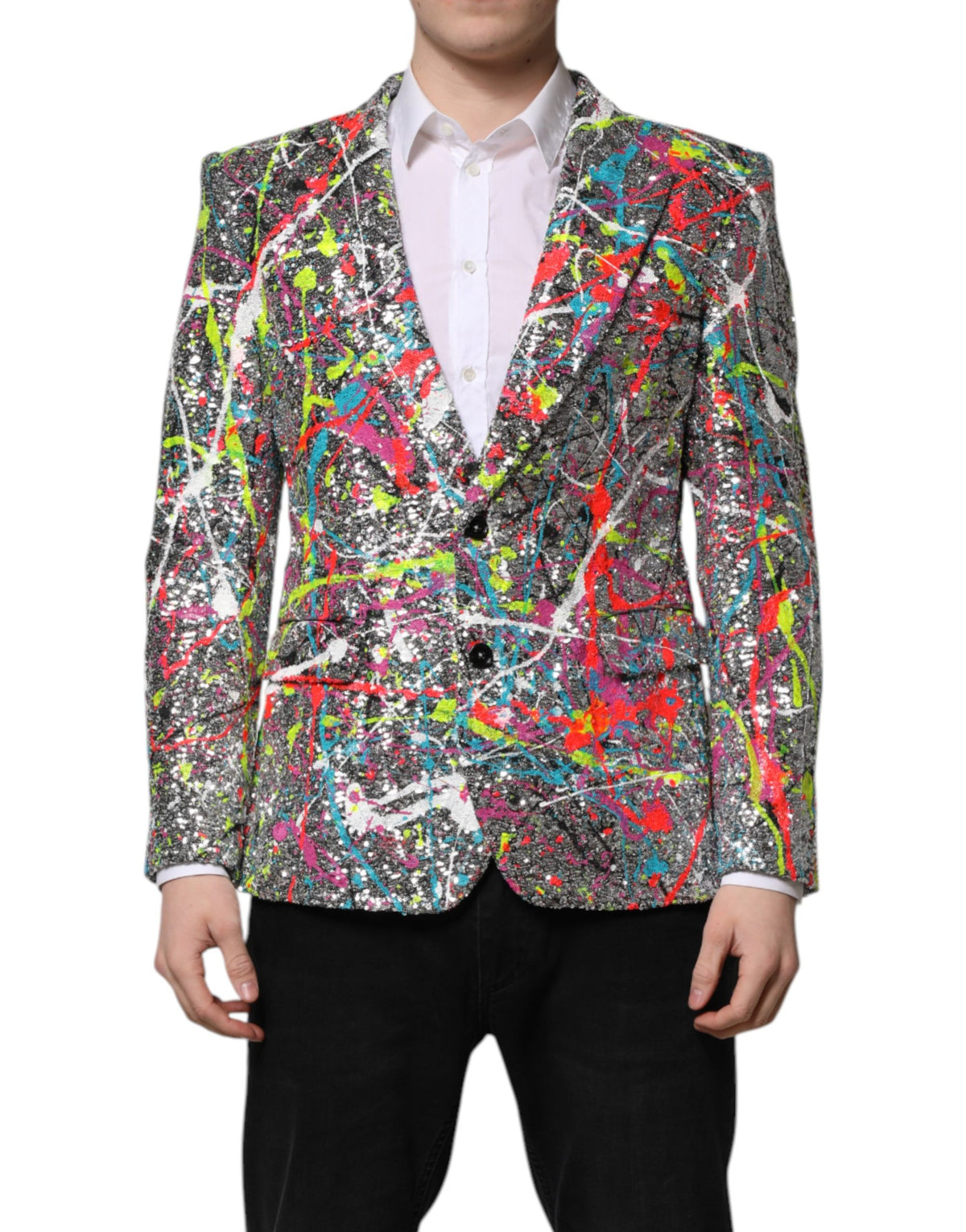 Multicolor SICILIA 2 Buttons Jacket Suit