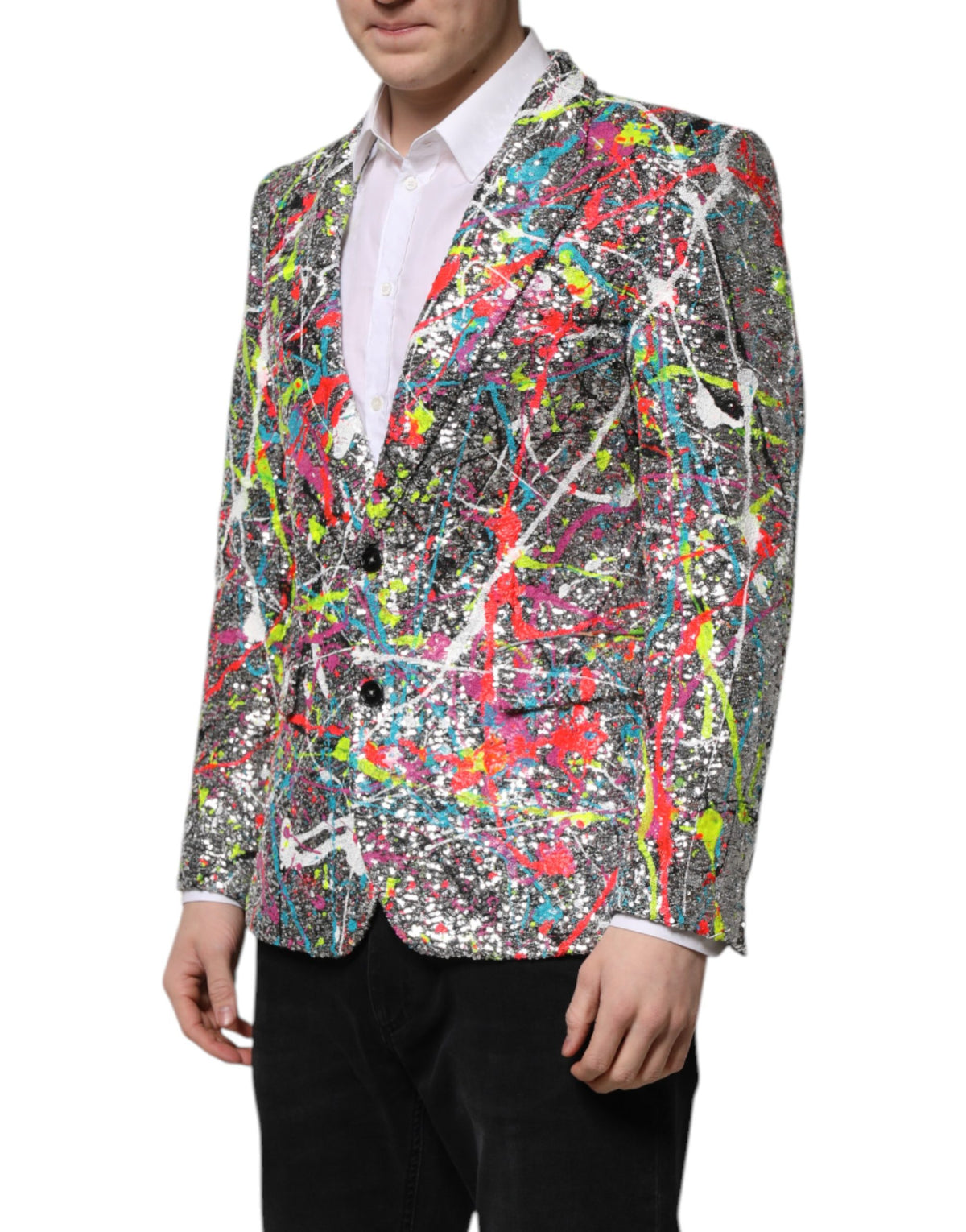 Multicolor SICILIA 2 Buttons Jacket Suit