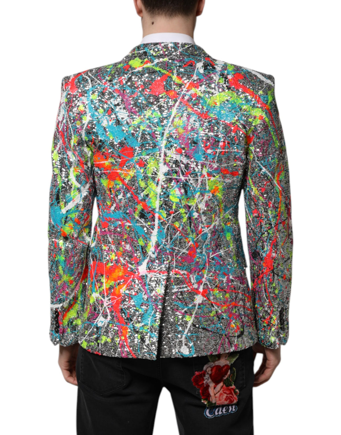 Multicolor SICILIA 2 Buttons Jacket Suit