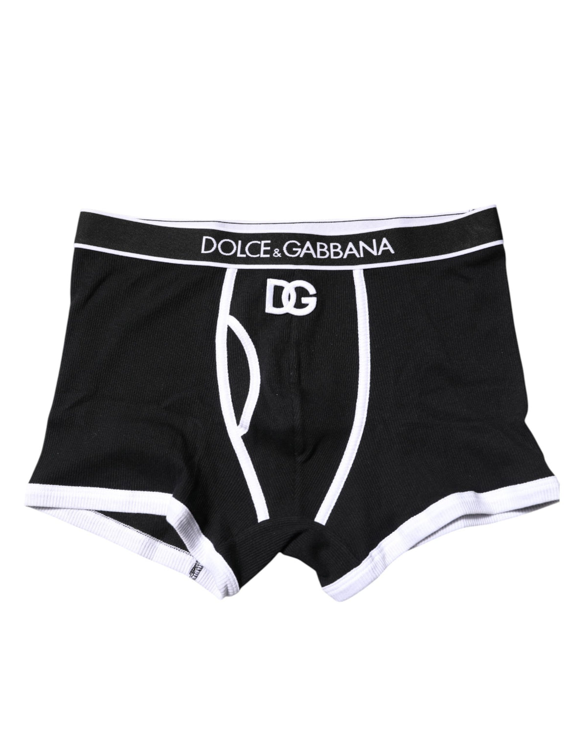 Black DG Interlock Regular Boxer Underwear