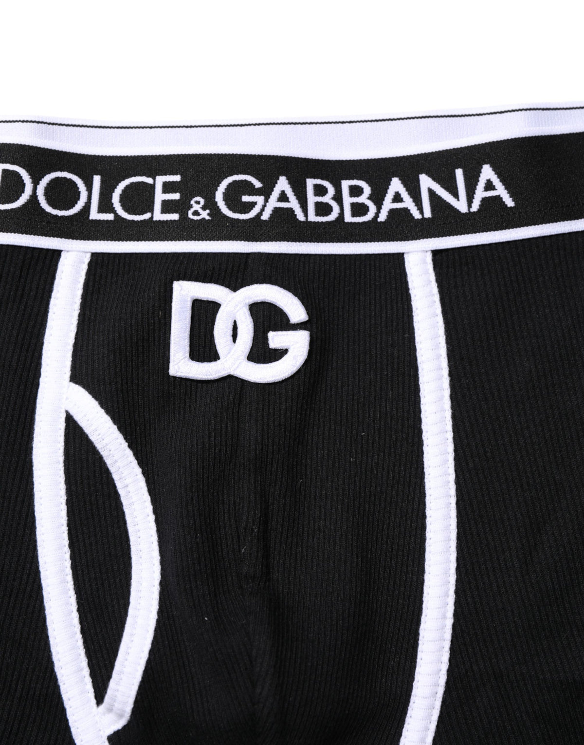 Black DG Interlock Regular Boxer Underwear