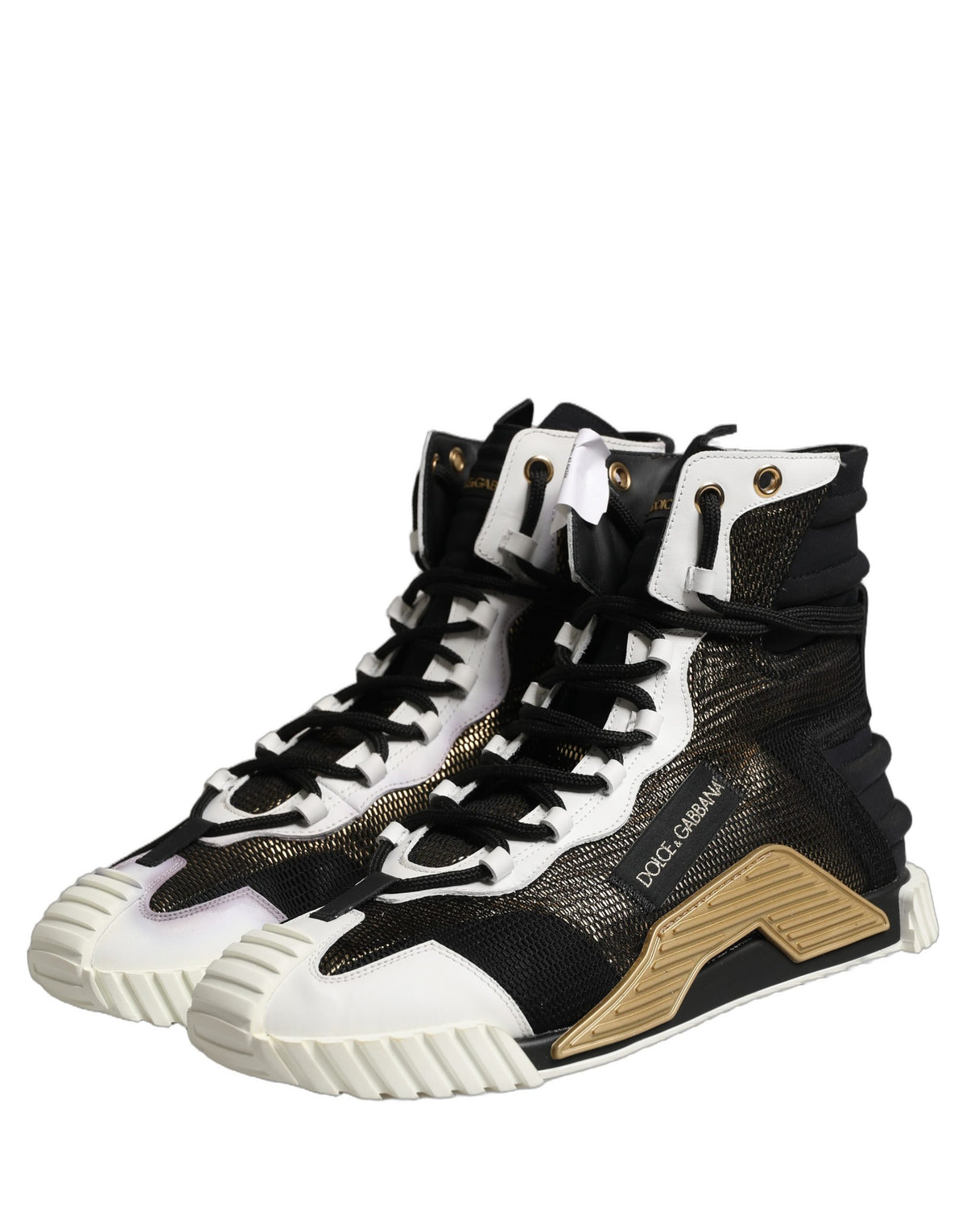 Black Gold NS1 High Top Sneakers Shoes