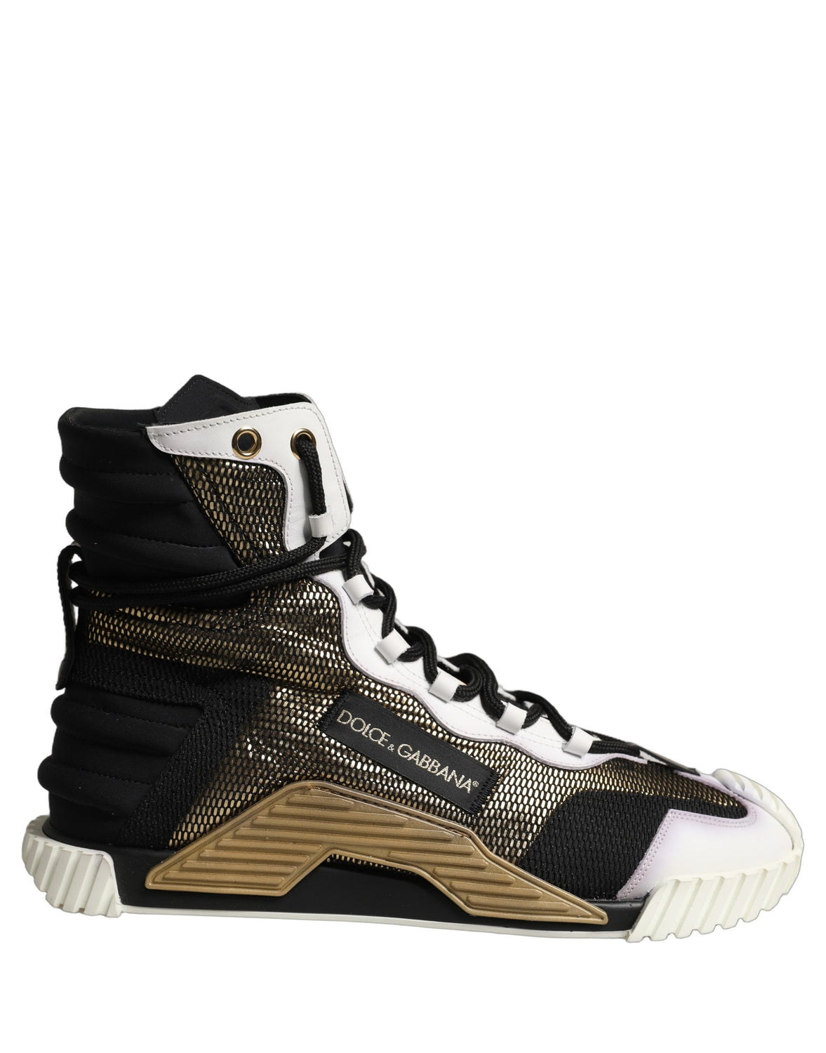 Black Gold NS1 High Top Sneakers Shoes