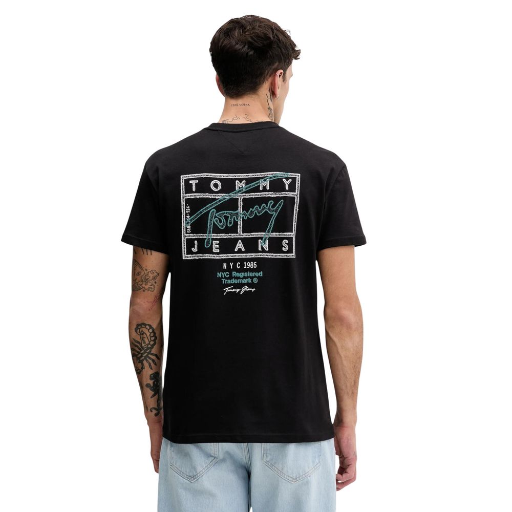 Black Recycled Cotton T-Shirt