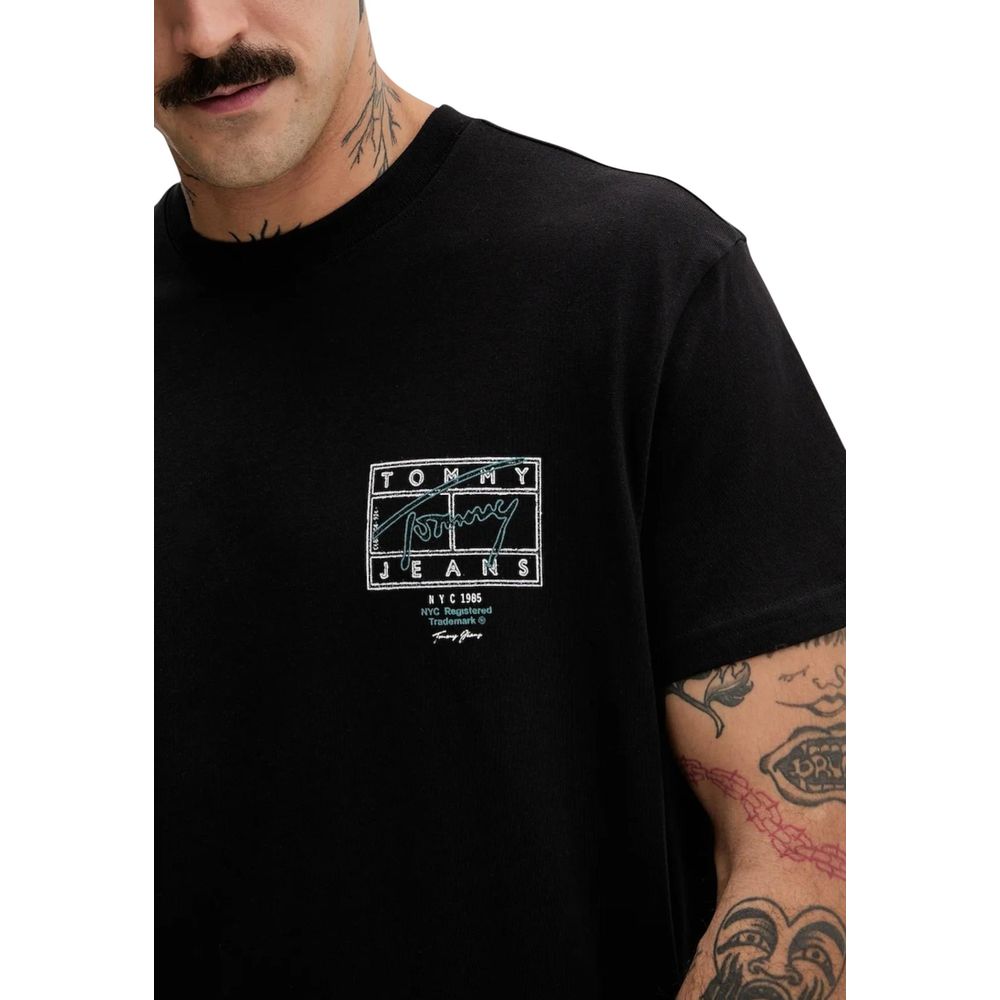 Black Recycled Cotton T-Shirt