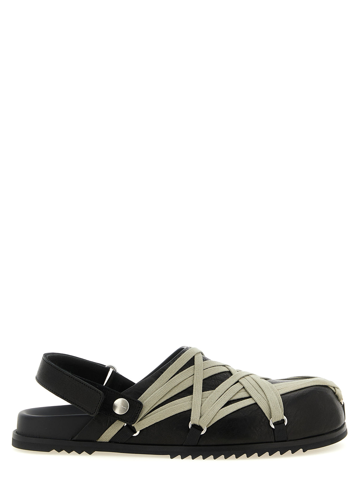 Black Ramie Mules