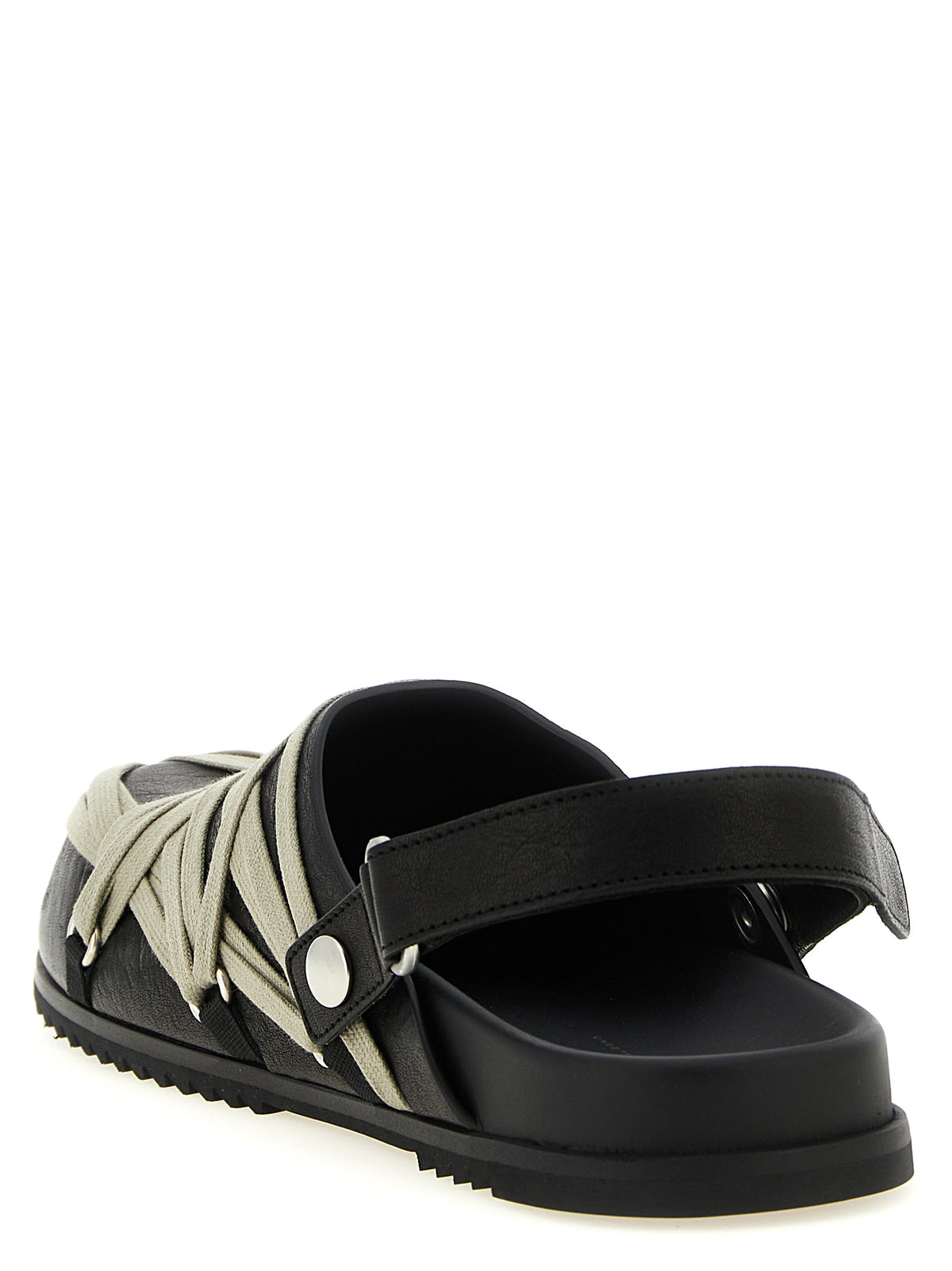 Black Ramie Mules