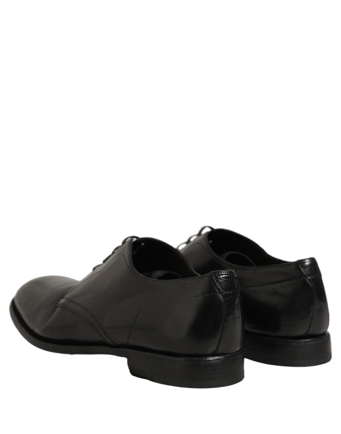 Black Calfskin Leather Derby Men Dress Shoes