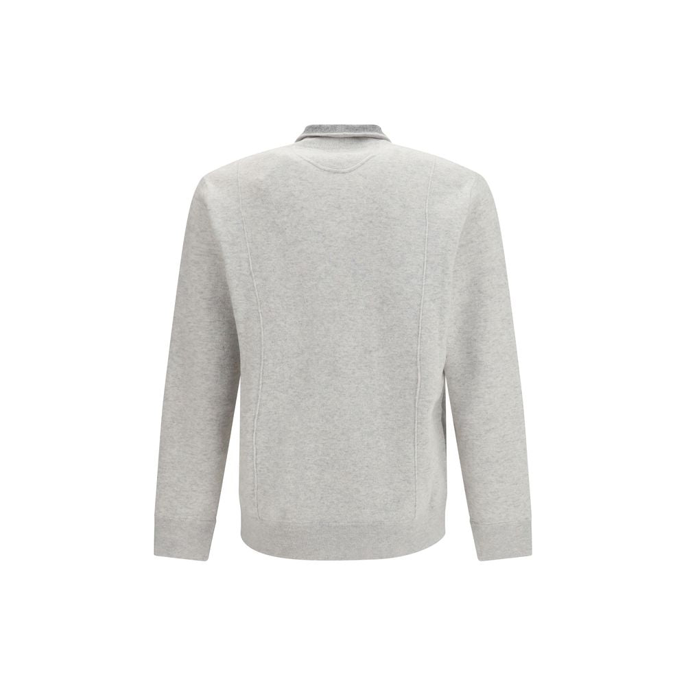 Gray Cashmere Cardigan