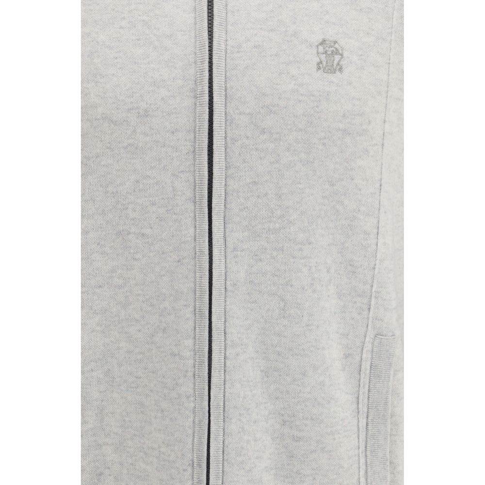 Gray Cashmere Cardigan