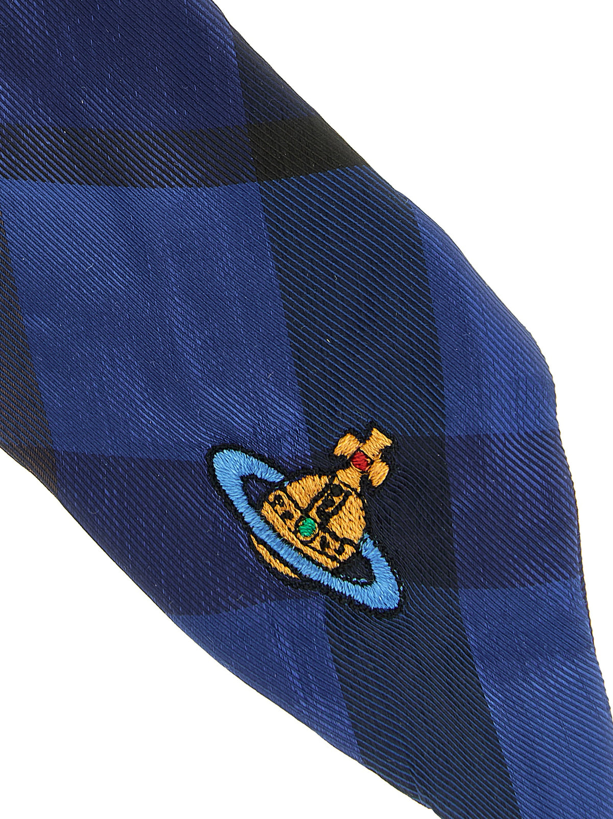Blue Polyester Scrunchie