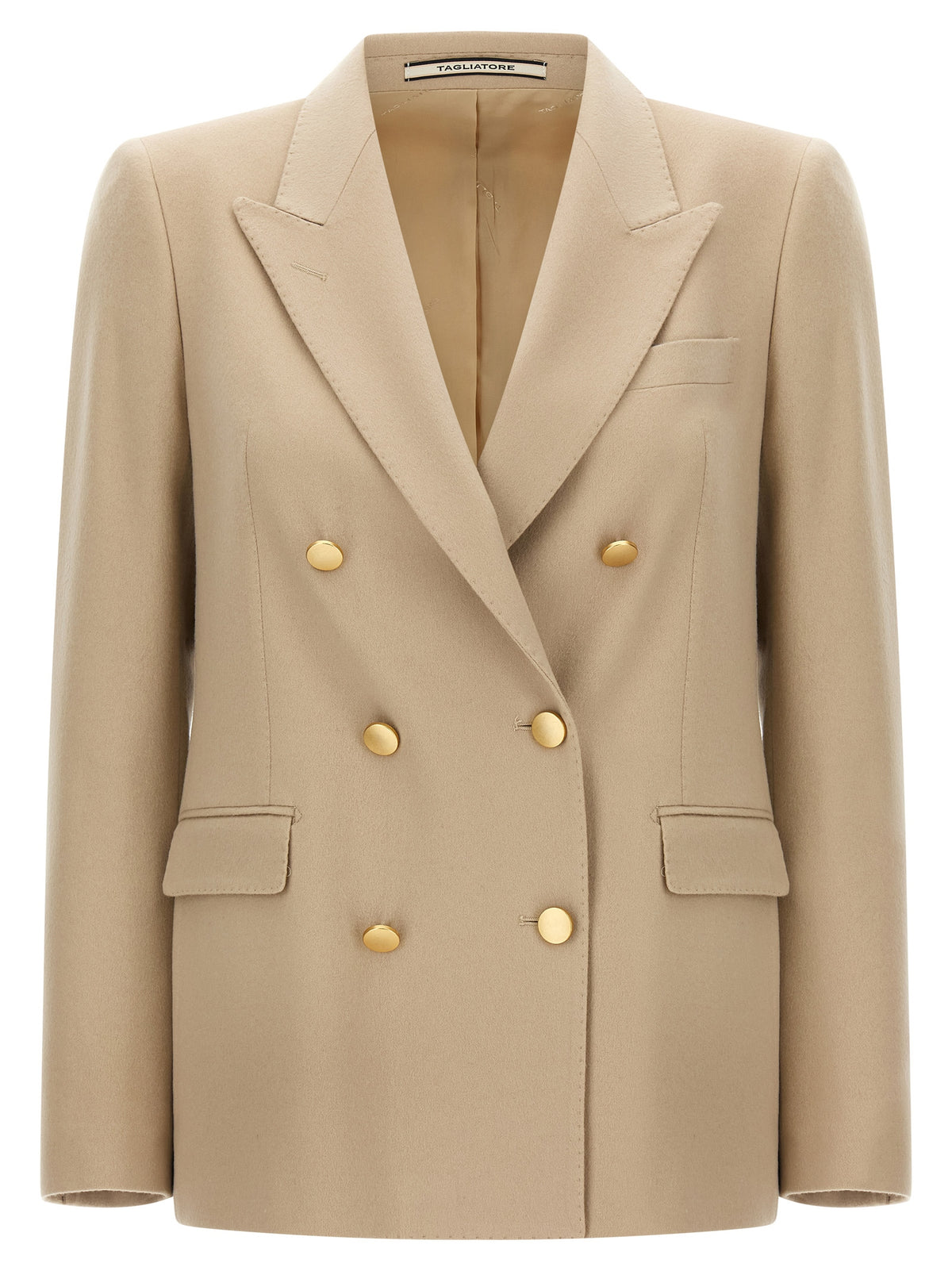 Beige Cashmere Blazer