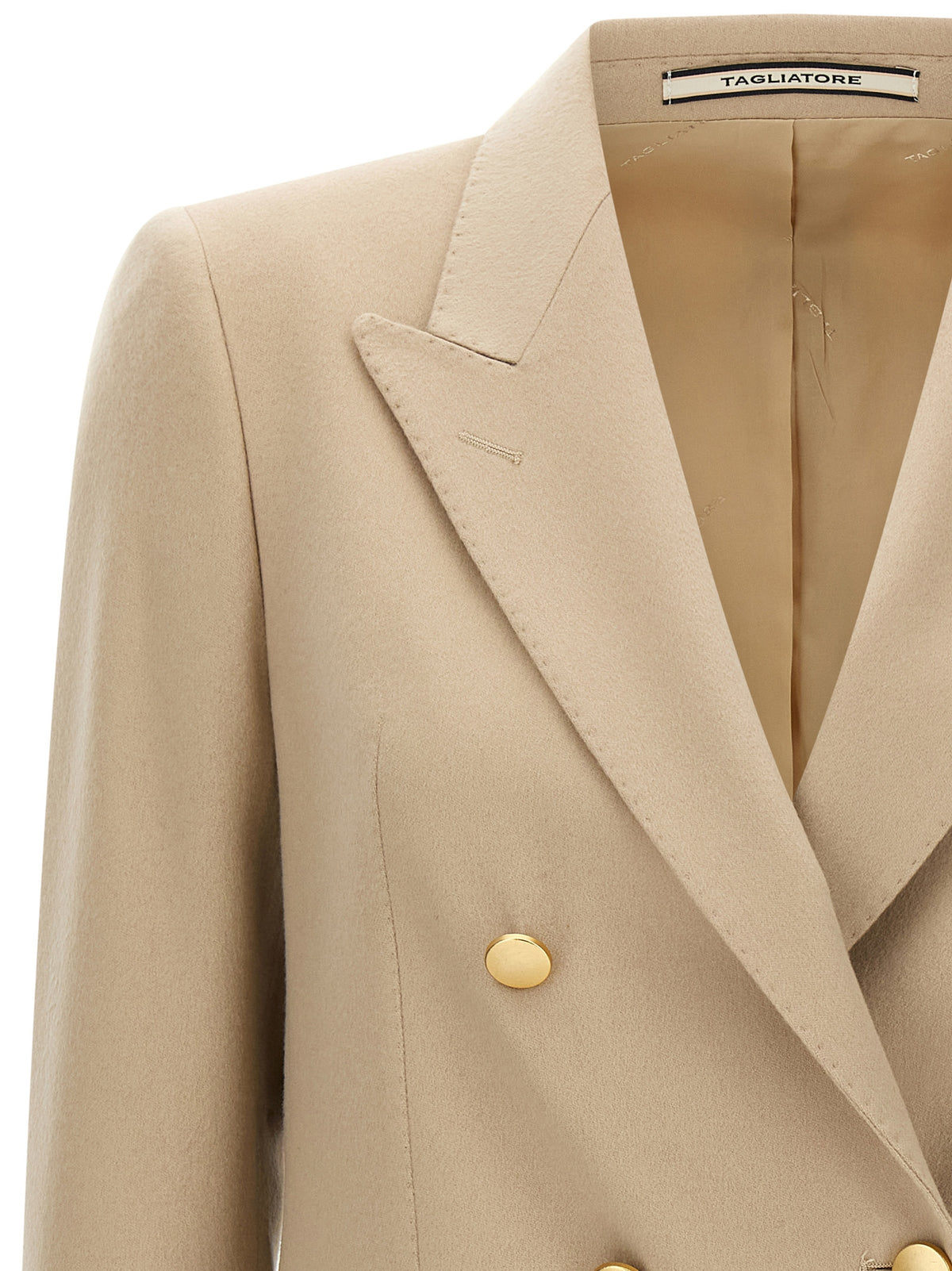 Beige Cashmere Blazer