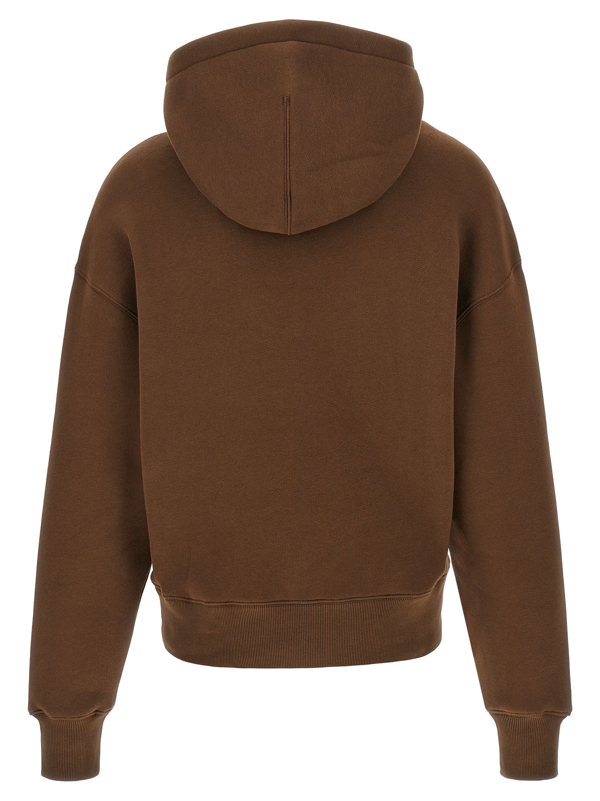 Brown Cotton Hoodie