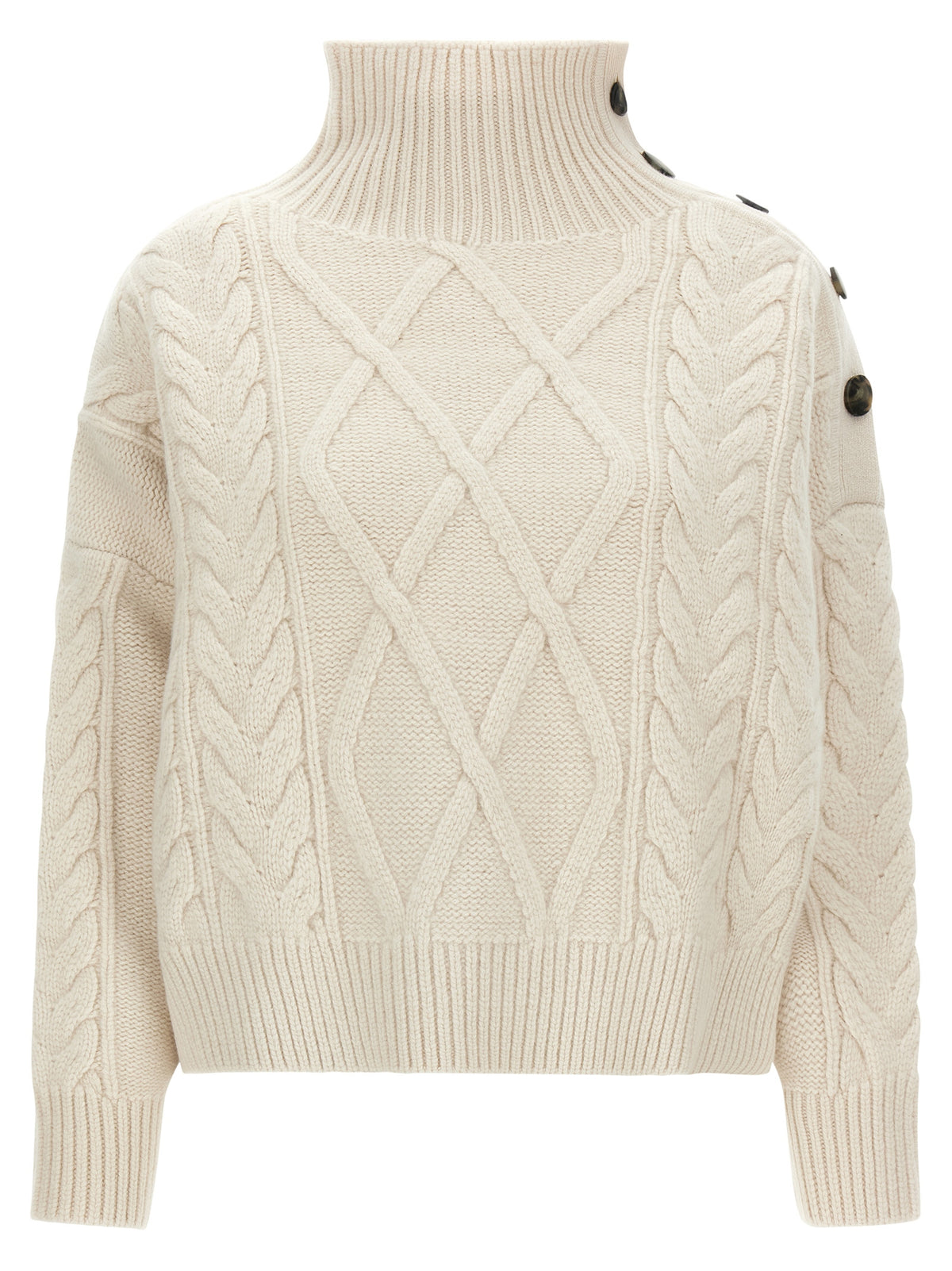 White Wool Cardigan