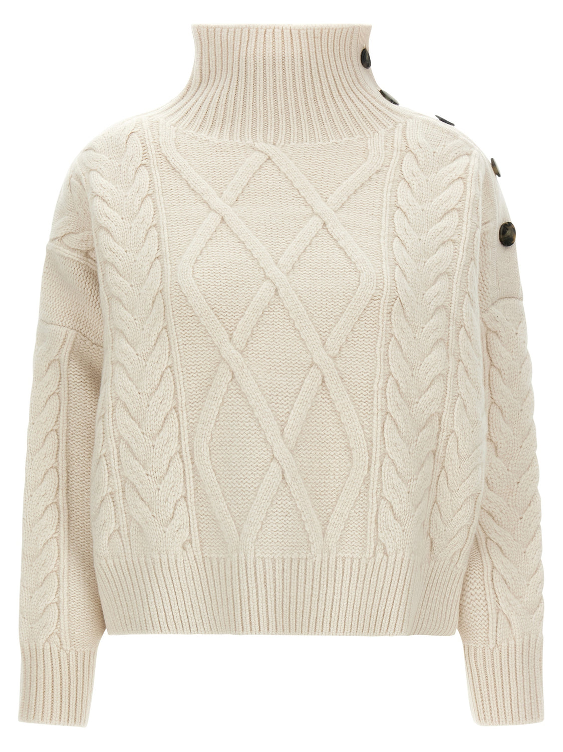 White Wool Cardigan