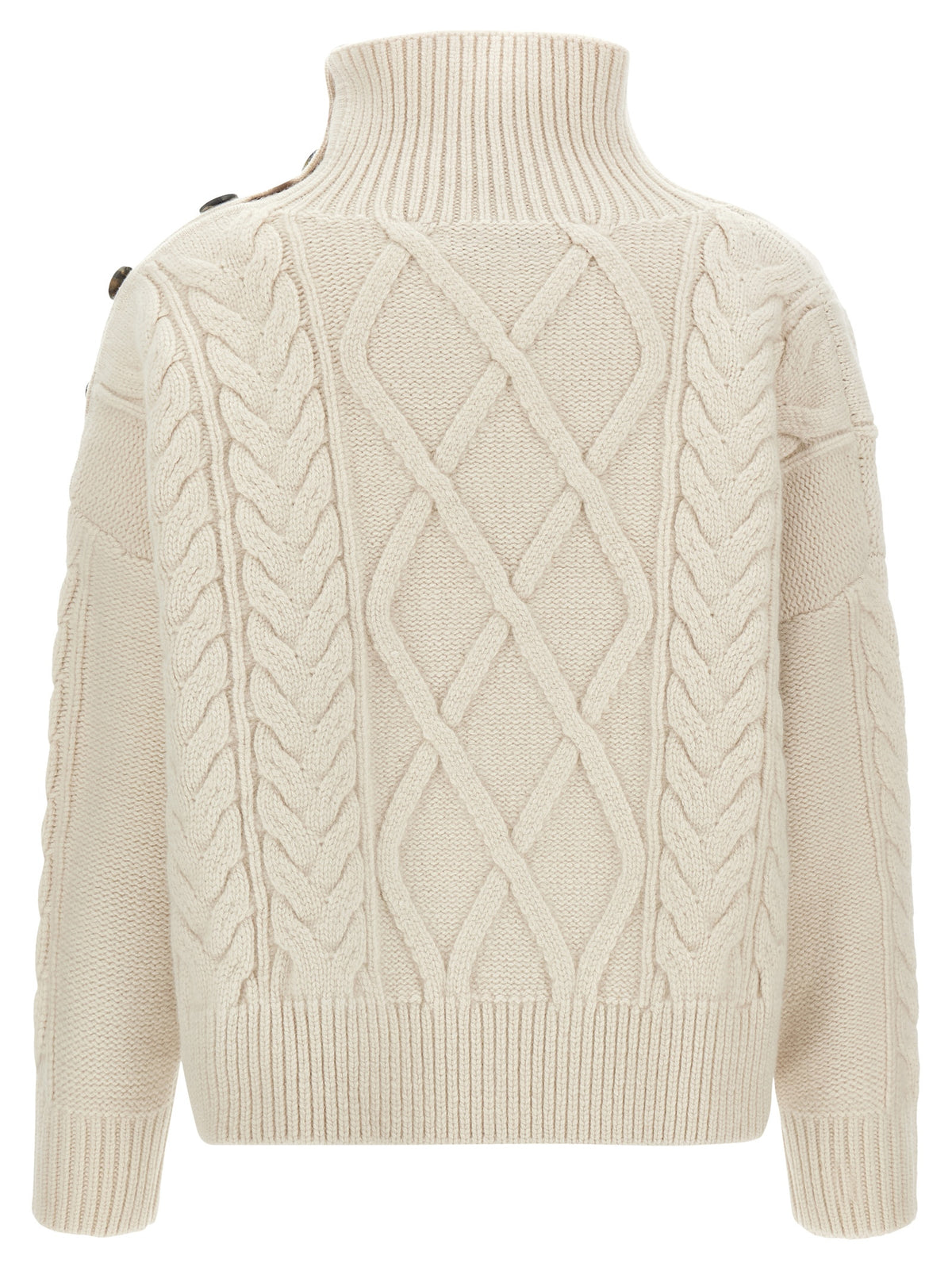 White Wool Cardigan