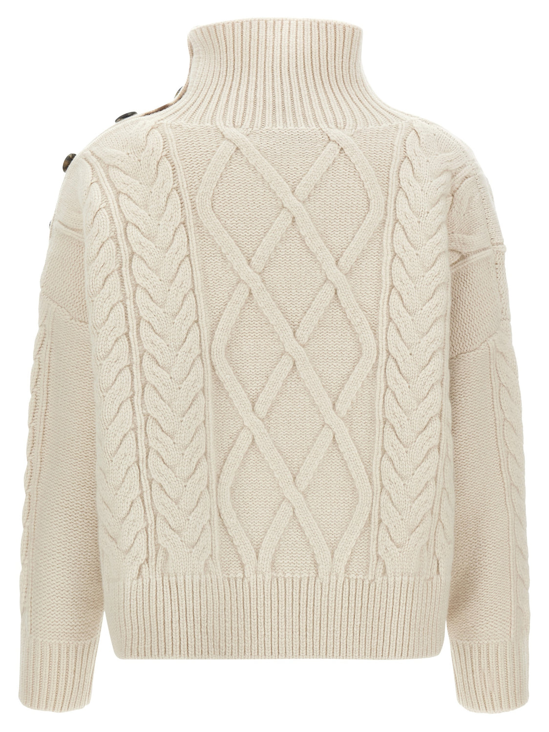 White Wool Cardigan