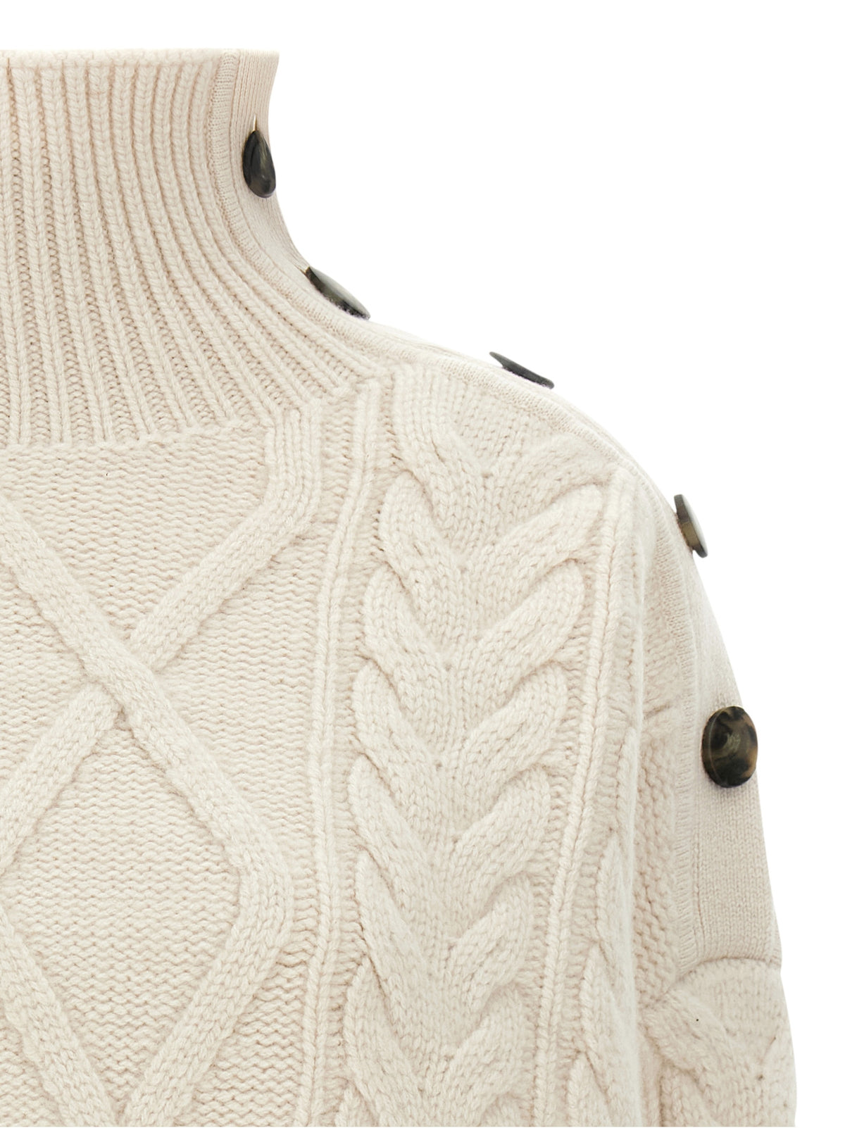 White Wool Cardigan