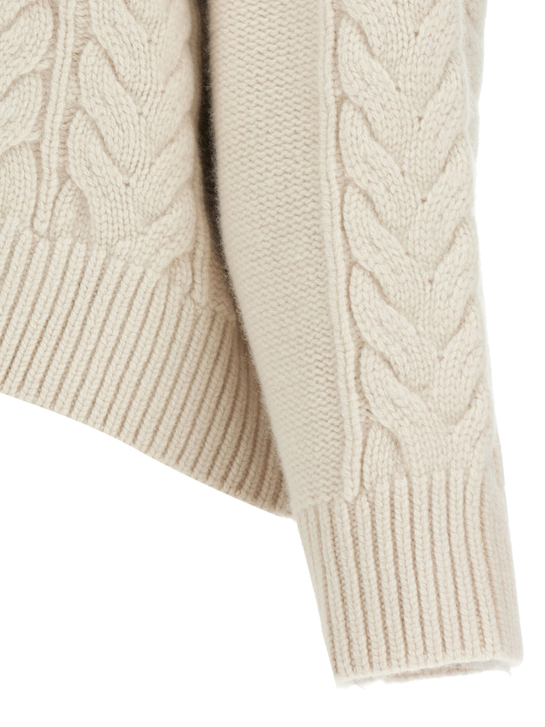 White Wool Cardigan