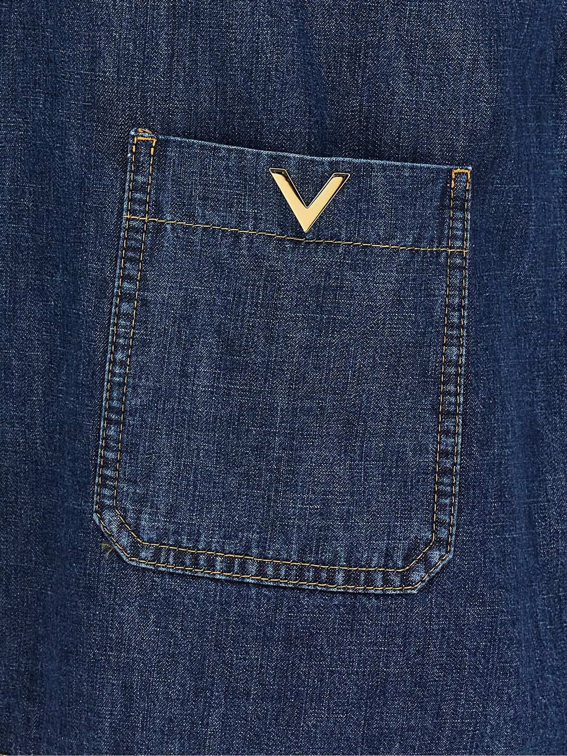 Blue Cotton Blouse