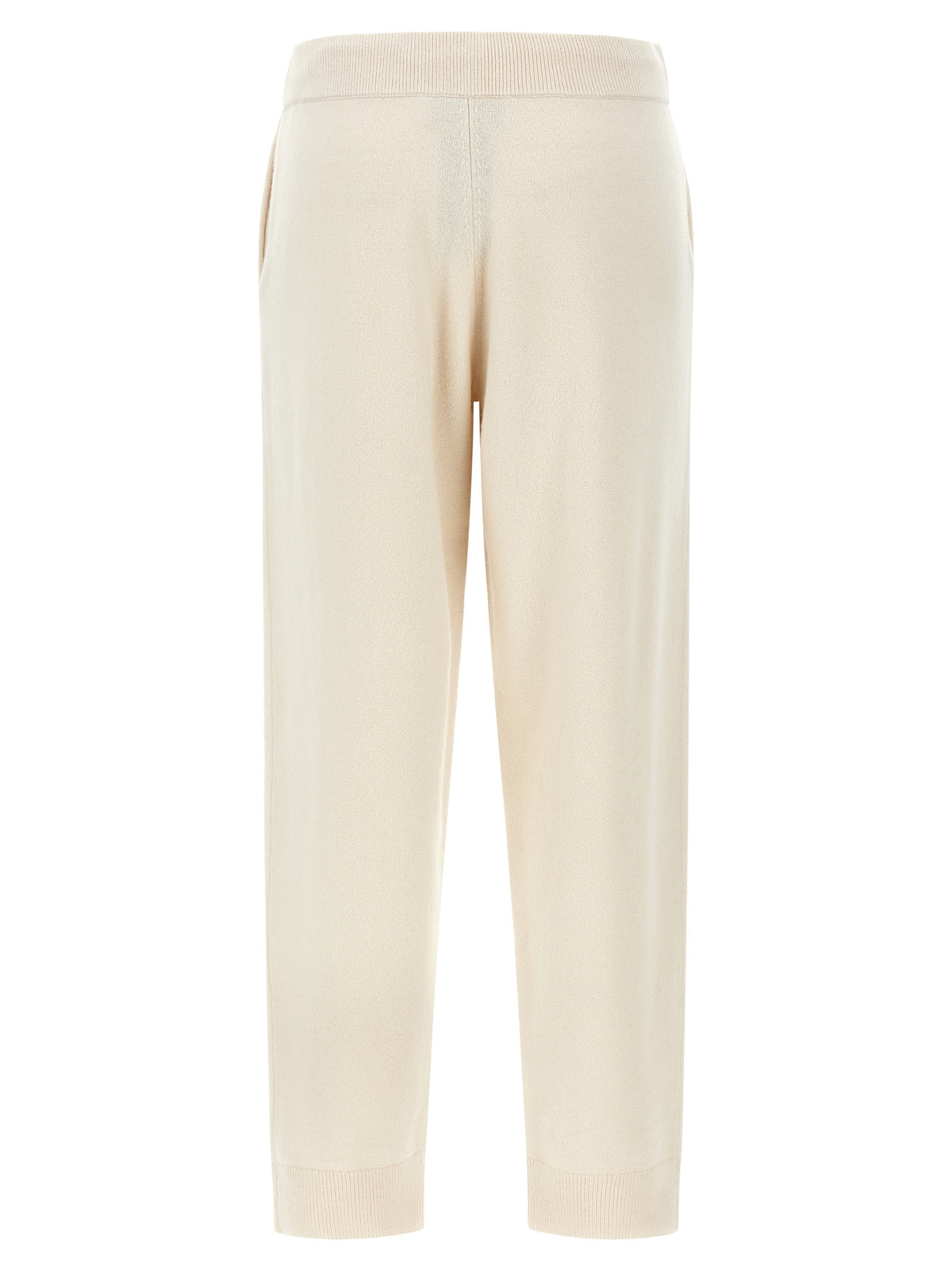 White Wool Athletic Pants