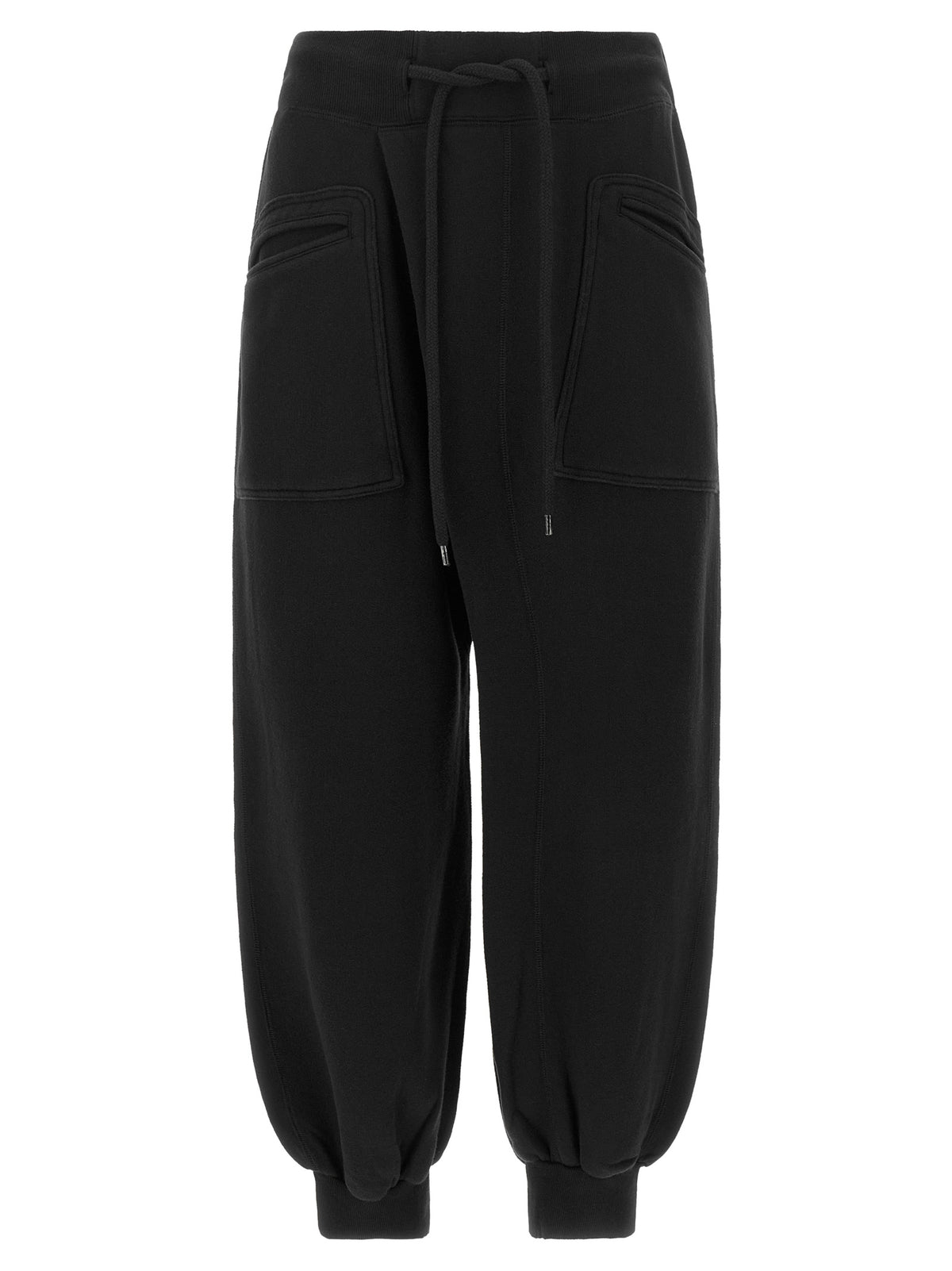 Black Cotton Joggers (Workout Pants)