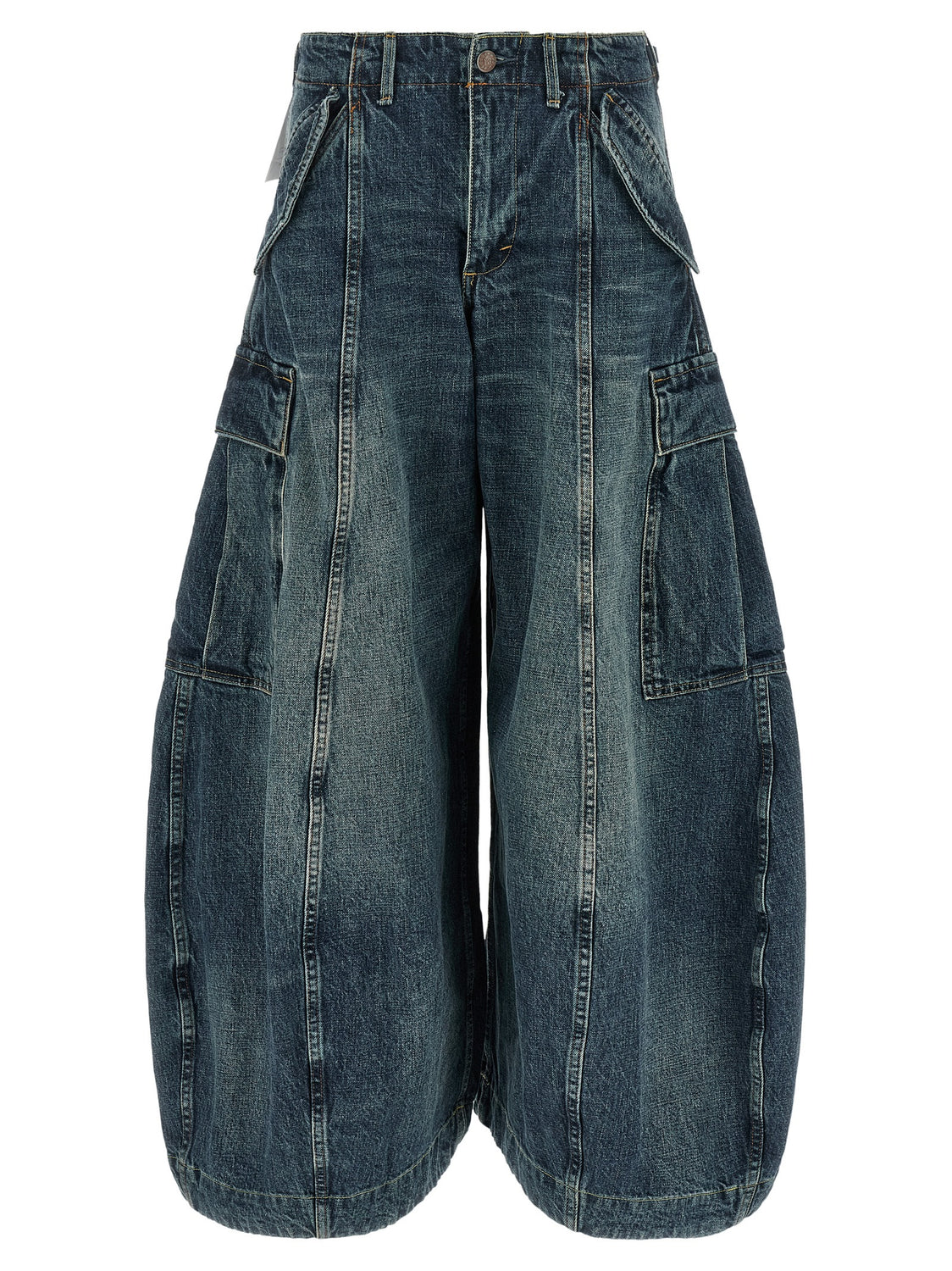 Blue Cotton Jeans Denim