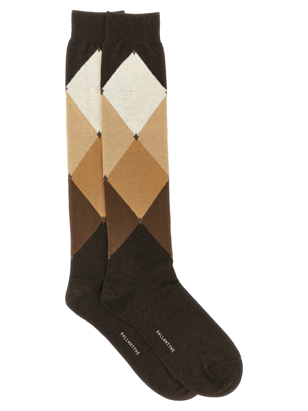 Brown Cotton Socks