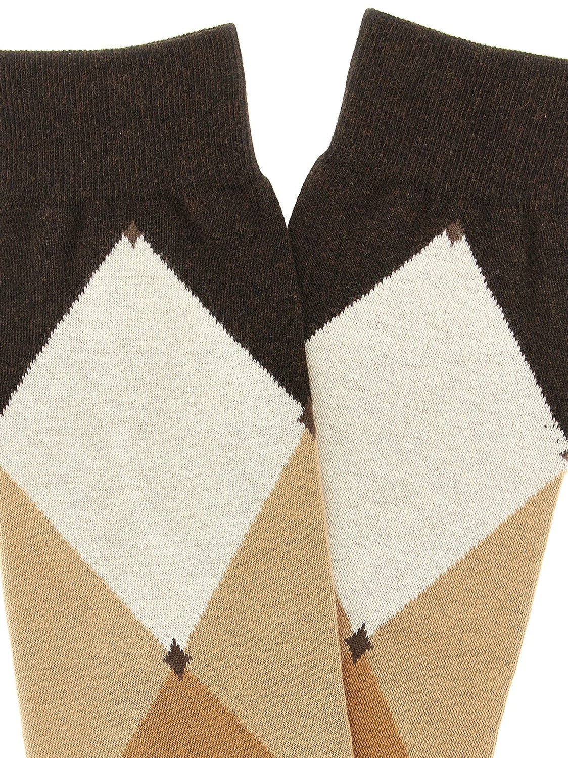 Brown Cotton Socks