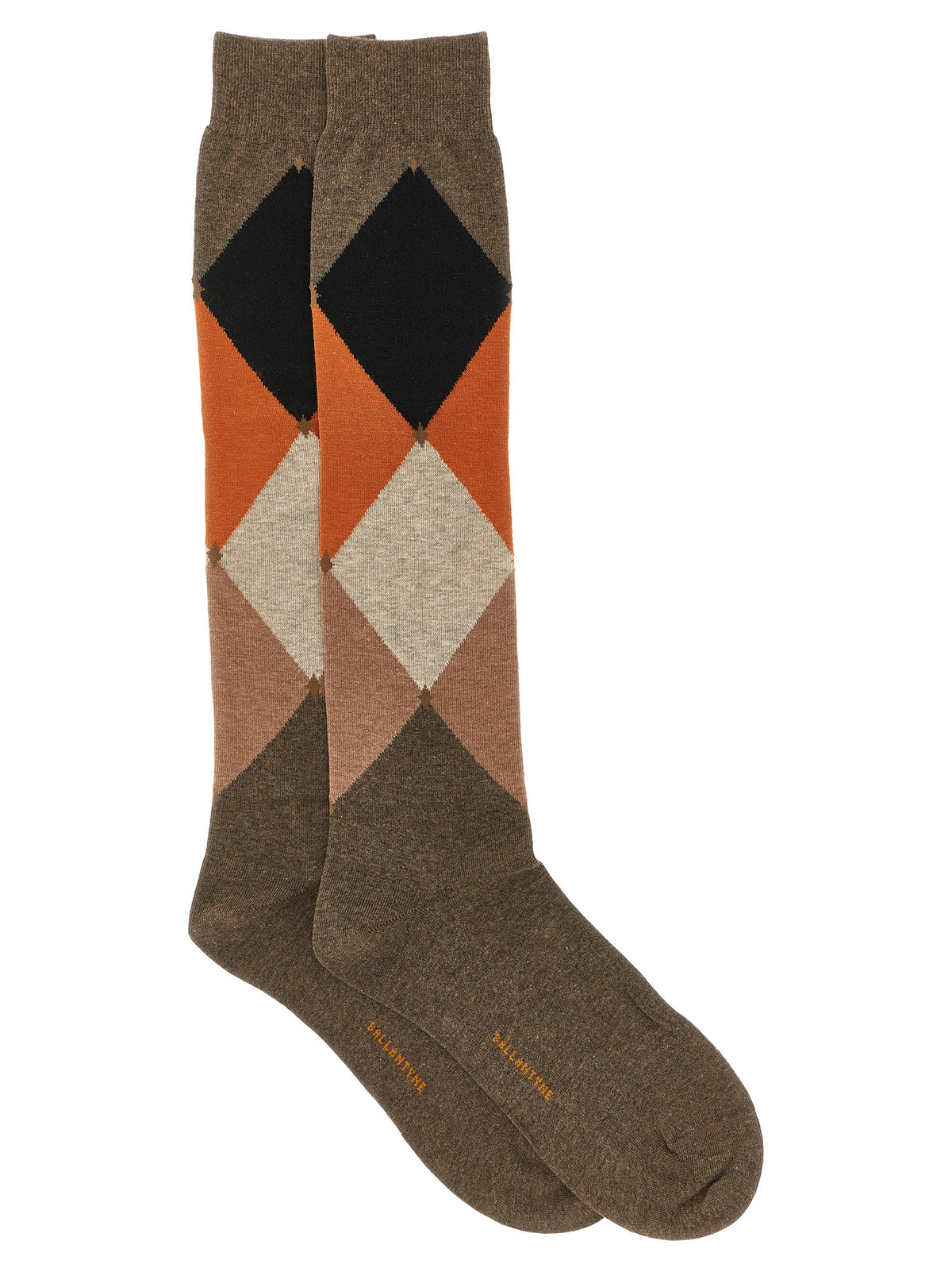 Brown Cotton Socks