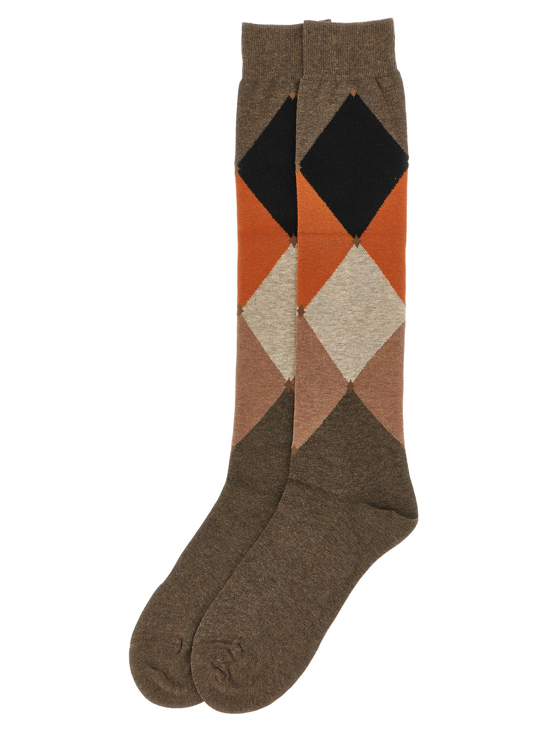 Brown Cotton Socks