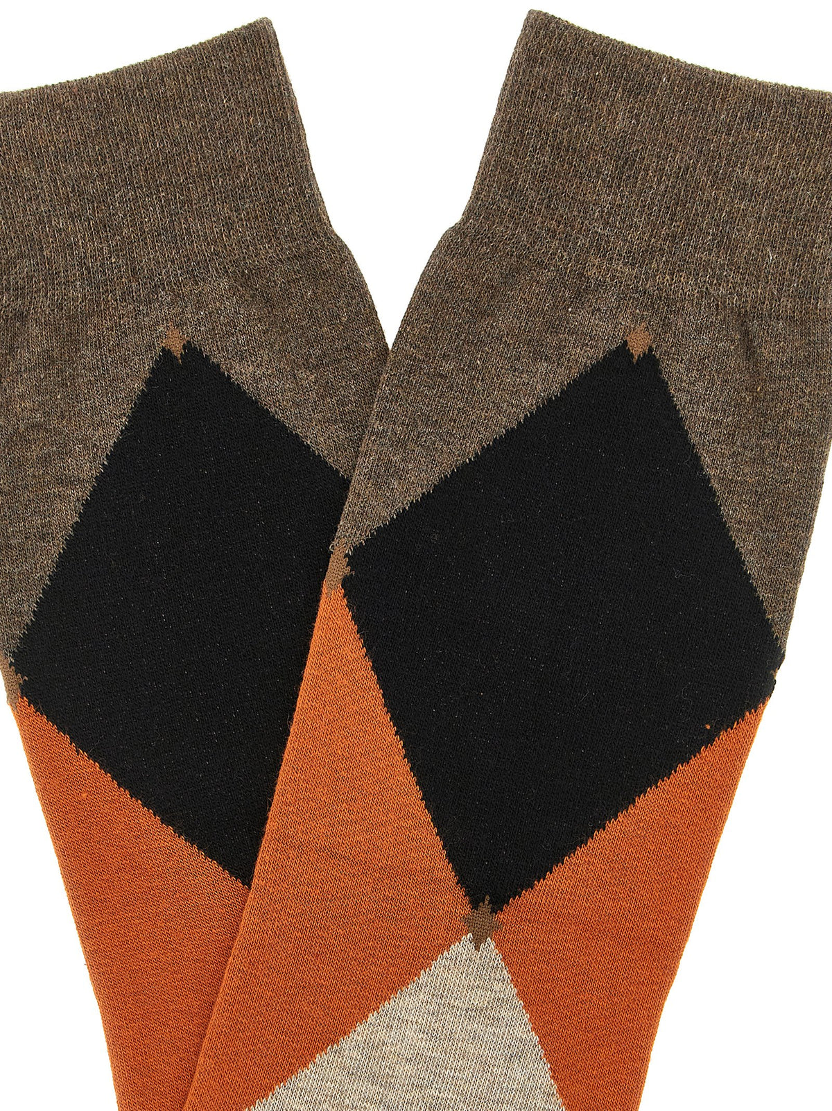 Brown Cotton Socks