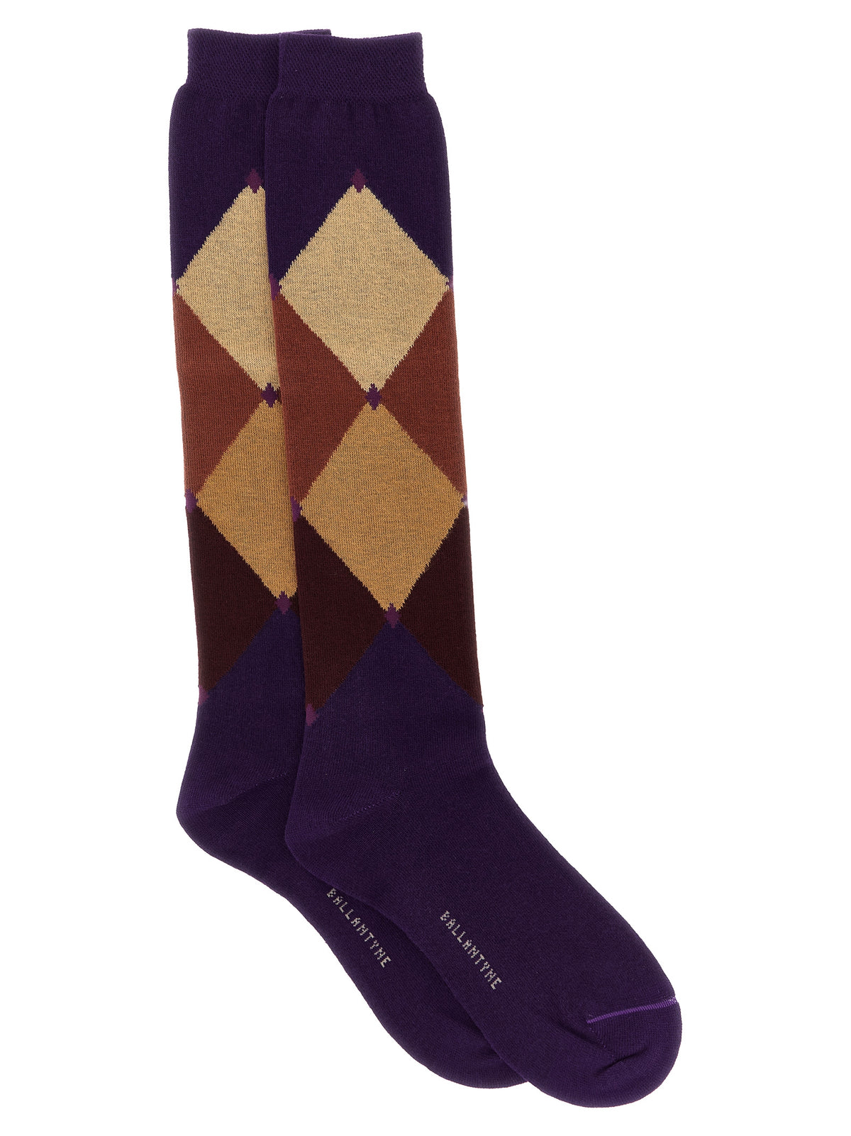 Purple Cotton Socks