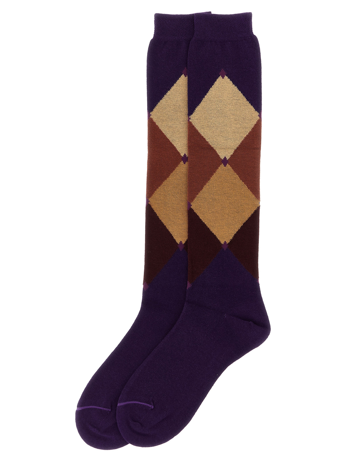Purple Cotton Socks