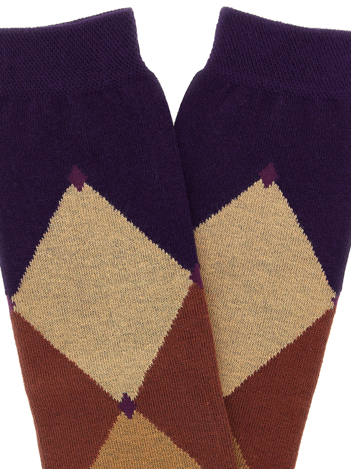 Purple Cotton Socks
