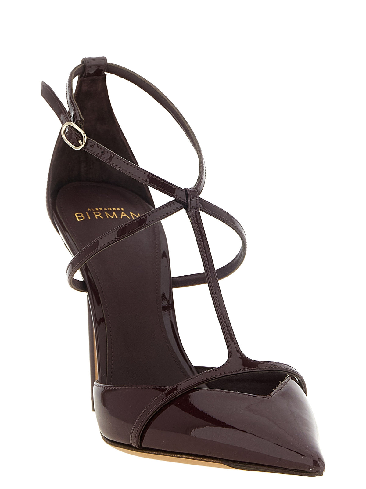 Bordeaux Calfskin High Heel Pumps