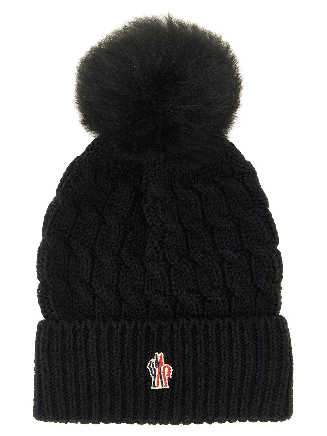 Black Virgin Wool Beanie