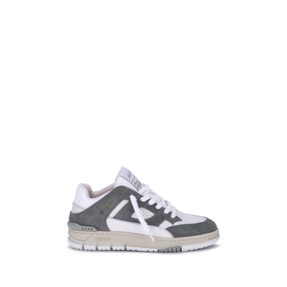 Gray Calf Leather Bos Taurus Athletic Sneakers