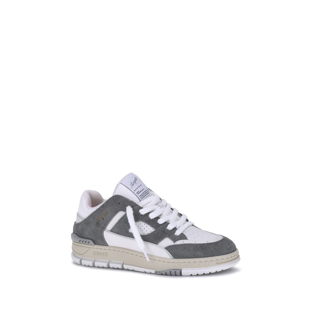 Gray Calf Leather Bos Taurus Athletic Sneakers