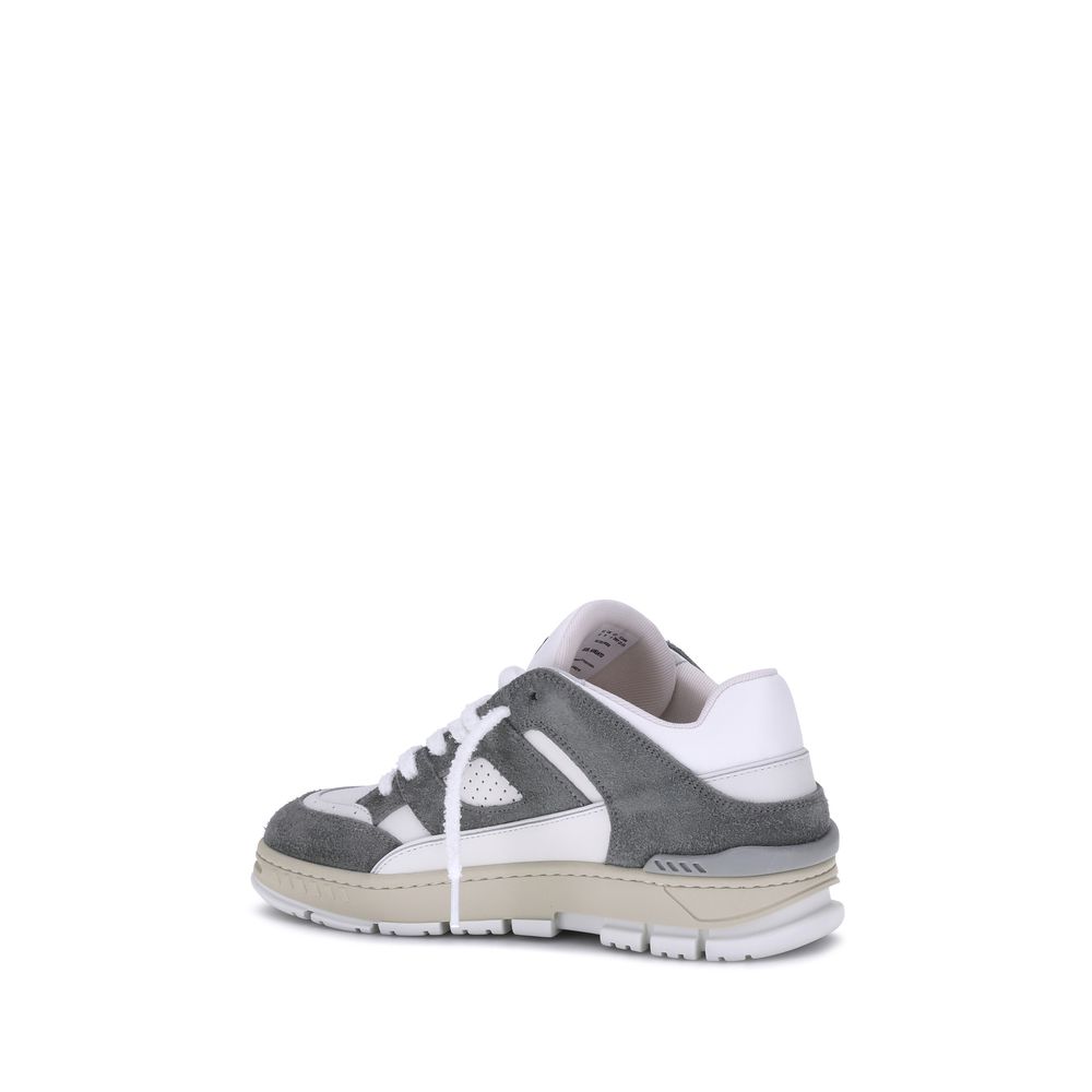 Gray Calf Leather Bos Taurus Athletic Sneakers
