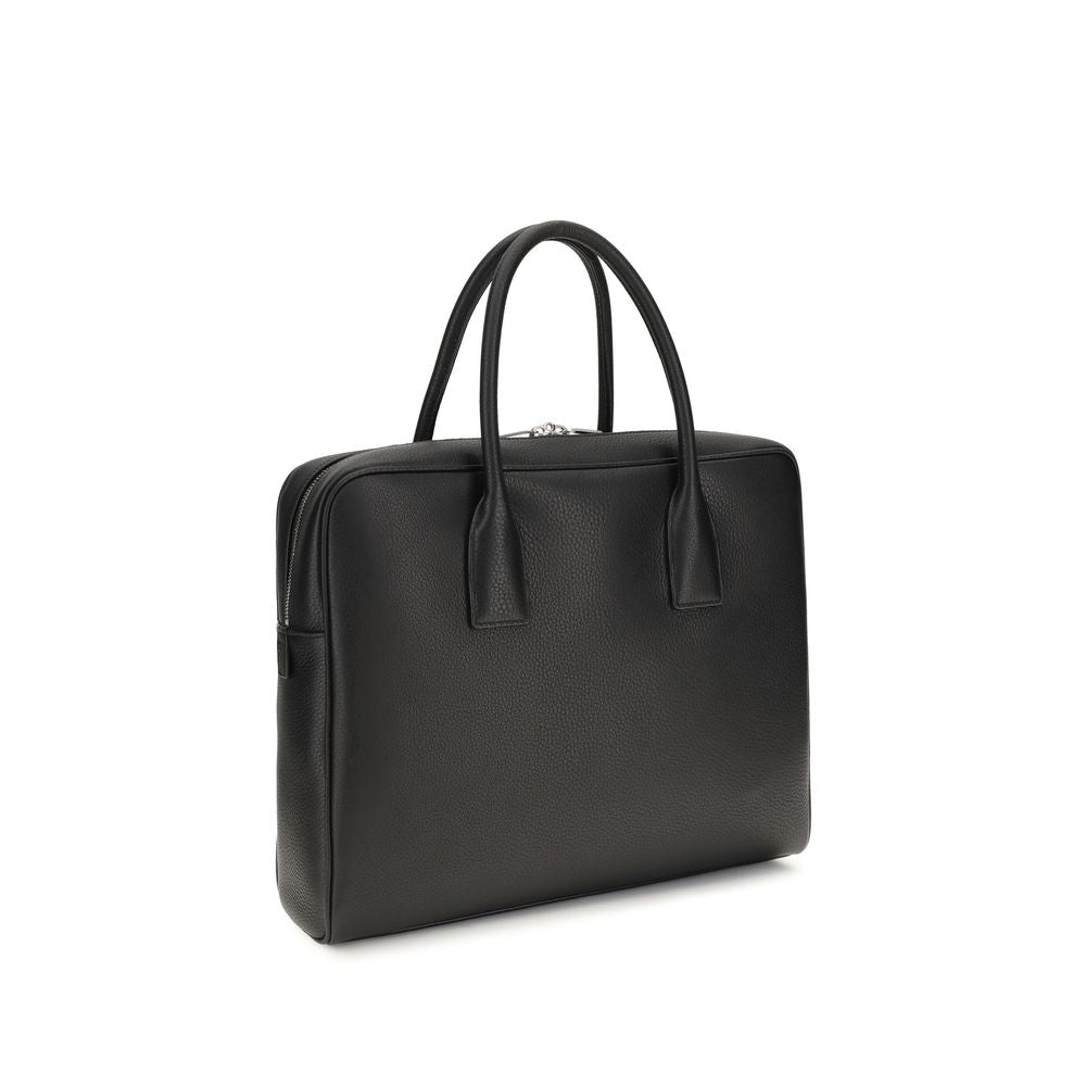 Black Calf Leather Bos Taurus Handbag